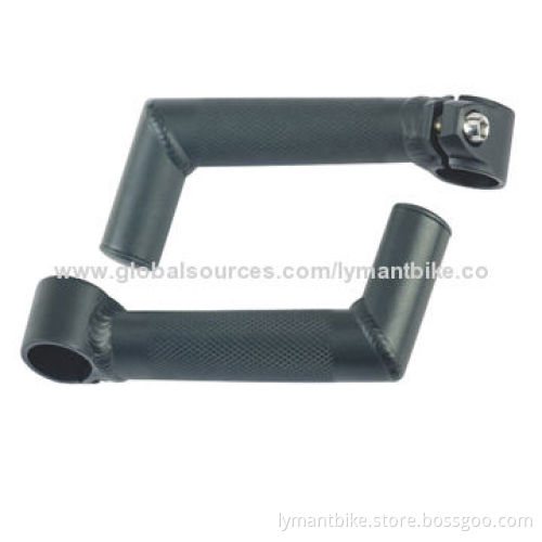 Bicycle deputy handlebar, made of aluminum alloy or carbon fiber